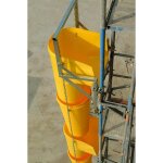 Kit 10 goulottes avec fixation pour �chafaudage - longueur 9, 60m - goulotte / 10 / ech