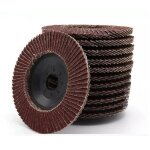 Kit 10 pcs disque abrasif  lamelles pour meuleuse 115 mm grain 40