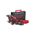 Milwaukee - kit 12v perceuse de percussion + clé à chocs m12fpp2a - 602x Milwaukee - kit 12v perceuse de percussion + clé à chocs m12fpp2a - 602x