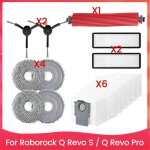 Kit de 15 pi�ces de rechange pour aspirateur qs / q pro : brosse principale, filtre, lingettes et sacs ...