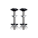 Kit de 2 boulons de rservoir de chasse d'eau en acier inoxydable, fixation universelle pour cuvette ...