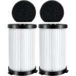 Kit de 2 filtres �ponges de rechange pour aspirateurs moosoo d600 / d601, akitas ak585k v8, iwoly v600, ...