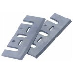 Kit de 2 lames de rabot electrique - dimensions 82 x 28 x 3 mm