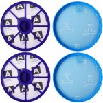 Kit 2 remplacement filtre lavable pour aspirateur dyson dc29 dc19 dc19t2 dc20 dc21
