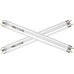 Kit de 2 tubes uv de rechange f10 t8 / bl 33cm pour lampe anti insectes