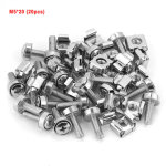 Kit de 20 vis et �crous cage pour baies de brassage (m520)