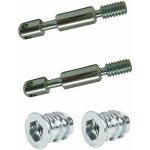 Cyclingcolors - kit de 2x goujon d'assemblage de lit meuble diam�tre 6mm x longueur 56mm 4 trous + 2x ...