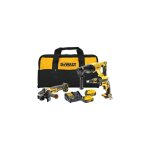 Dewalt - kit 3 outils xr 18v 5ah brushless tournevis dcf620 + marteau perforateur dch133 + meuleuse d'angle ... Dewalt - kit 3 outils xr 18v 5ah brushless tournevis dcf620 + marteau perforateur dch133 + meuleuse d'angle ...