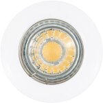 Kit de 3 spots fixes led eglo blanc