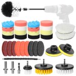 Kit de 38 tampons de polissage automobile, adaptés pour polisseuse, ponceuse et cireuse Kit de 38 tampons de polissage automobile, adaptés pour polisseuse, ponceuse et cireuse