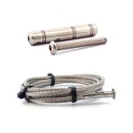 Kit 4m00 cble inox a4 4mm serti 1 cot + 1 tendeur