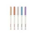 Kit de 5 stylos  pointe moyenne cricut couleurs mtalliss - multicolore