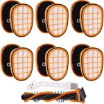 Kit d'accessoires pour aspirateur philips, compatible avec fc6728 fc6727 fc6822, avec 1 brosse rotative ...