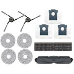 Kit d'accessoires pour aspirateur robot bot x40 ultra : brosse principale en caoutchouc, brosse lat�rale ...
