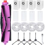 Kit accessoires pour aspirateur robot eureka j12 ultra, 1 brosse principale, 4 filtres hepa, 4 chiffons, ...
