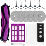 Kit d'accessoires pour eureka j15 pro ultra aspirateur robot, 1 brosse � rouleau, 6 brosses lat�rales, ...