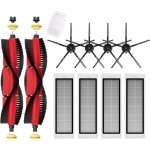 Kit d'accessoires pour xiaomi roborock s5 max s6 pure s6 s55 maxv brosses latrales principales filtre ...
