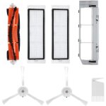 Kit d'accessoires pour xiaomi robot aspirateur, 2 brosses lat�rales + 2 x filtres + 1 brosse centrale ...