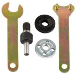 Kit adaptateur pour perceuse manuelle ? disque � tron�onner 6 mm ? adaptateur mandrin ? meuleuse d'angle ...