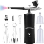 Kit a�rographe sans fil, pistolet a�rographe portable, kit a�rographe rechargeable, a�rographe sans fil ...