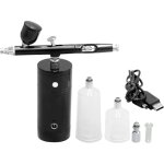 Kit d'a�rographe usb rechargeable, compresseur d'a�rographe portable, pompe de pulv�risation, pistolet ...