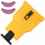 Kit d'afftage pour trononneuse scie aiguiseur de chane avec 2pcs whetstone - affteuse pour 14 / 16 ...