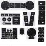 Kit autocollant r�paration de bouton sticker pour v�hicule vw volkswagen touareg 2004&ndash2009