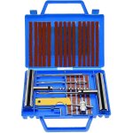 Kit de bouchons de pneu robustes 28 pi�ces. kit de r�paration de pneus universel, outils professionnels ...