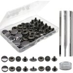 Kit de boutons - pression en cuir robuste de 15 mm, boutons - pression avec 4 outils d'installation, ...