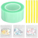Kit de bulles nano adh�sif avec pailles et garnitures d�coratives pour ballons �lastiques diy, enfants ...