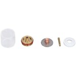 Kit de buses de pince pour pistolet de soudage � l'argon torche tig tasses en verre laiton 5 pi�ces