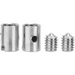 Kit de c�ble d'acc�l�rateur, serre - c�ble d'acc�l�rateur argent antirouille robuste avec vis pour motos. ...