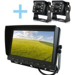 Kit de camra de parking yatek cran ahd 9' + 2 camra 1080p with 160 de rear view yatek