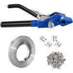 Kit de cerclage mophorn banding avec outil tendeur, banderole en acier inoxydable 304 de 100 pieds de ...