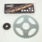 Kit cha�ne afam pour moto honda 125 xl s 1979 � 1982 14x47 pas