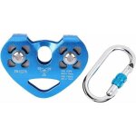 Kit de chariot  tyrolienne, mousqueton lger double tandem poulie d'escalade portable pour l'escalade ...
