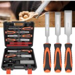 Kit de ciseaux  bois 10 pices, ultrixe, jeu de 10 ciseaux  bois avec guide d'afftage, pierre  aiguiser ...