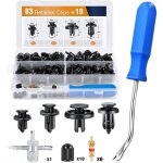 Kit combin� de clip d'insertion m�tallique de fixation de plaque anti - �claboussures de pare - chocs ...