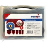 Kit complet carrelage 125 mm + 1x coupe - carreau + 5x forets  carrelage + 10x disque  trononner inox ...