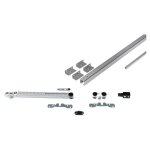 Rob - ferrure expert pour porte coulissante - longueur rail : 2000 mm - charge maxi par vantail : 40 ...