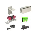 Kit pour porte coulissante suspendue saf81 - 120 - 300 - 4 - longueur : 3 m - mantion
