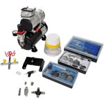 Kit de compresseur d'aérographe avec 3 pistolets Kit de compresseur d'aérographe avec 3 pistolets