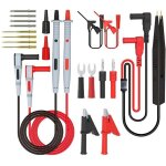Kit de cordons de test multim�tre, ensemble de cordons de test multim�tre professionnel ensemble d'outils ...