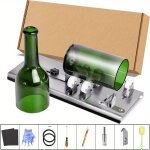 Kit de coupe pour bouteille en verre r�glable outil de bricolage, ensemble de machine de d�coupe en acier ...