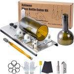 Kit de coupe pour bouteille en verre rglable outil de bricolage, ensemble de machine de dcoupe en acier ...