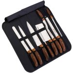 Kit de couteaux avec sac de rangement - 9 pieces