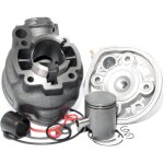 Kit cylindre 50 fonte pour am6 culasse piston bi - segments type origine tous modles moto pour minarelli ...