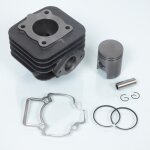 Kit cylindre piston fonte pour scooter piaggio 50 vespa lx 2t