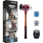 Halder ? kit de d�marrage marteau simplex 160mm t�te d. 60mm ? inserts caoutchouc / superplastique ? ...