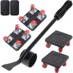 Kit de d�m�nageur et de levage de meubles, patins � roulettes pour meubles avec roue rotative � 360 degr�s, ...